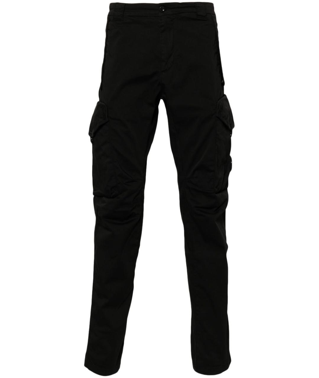 CP COMPANY Черные хлопковые повседневные брюки, фото 1