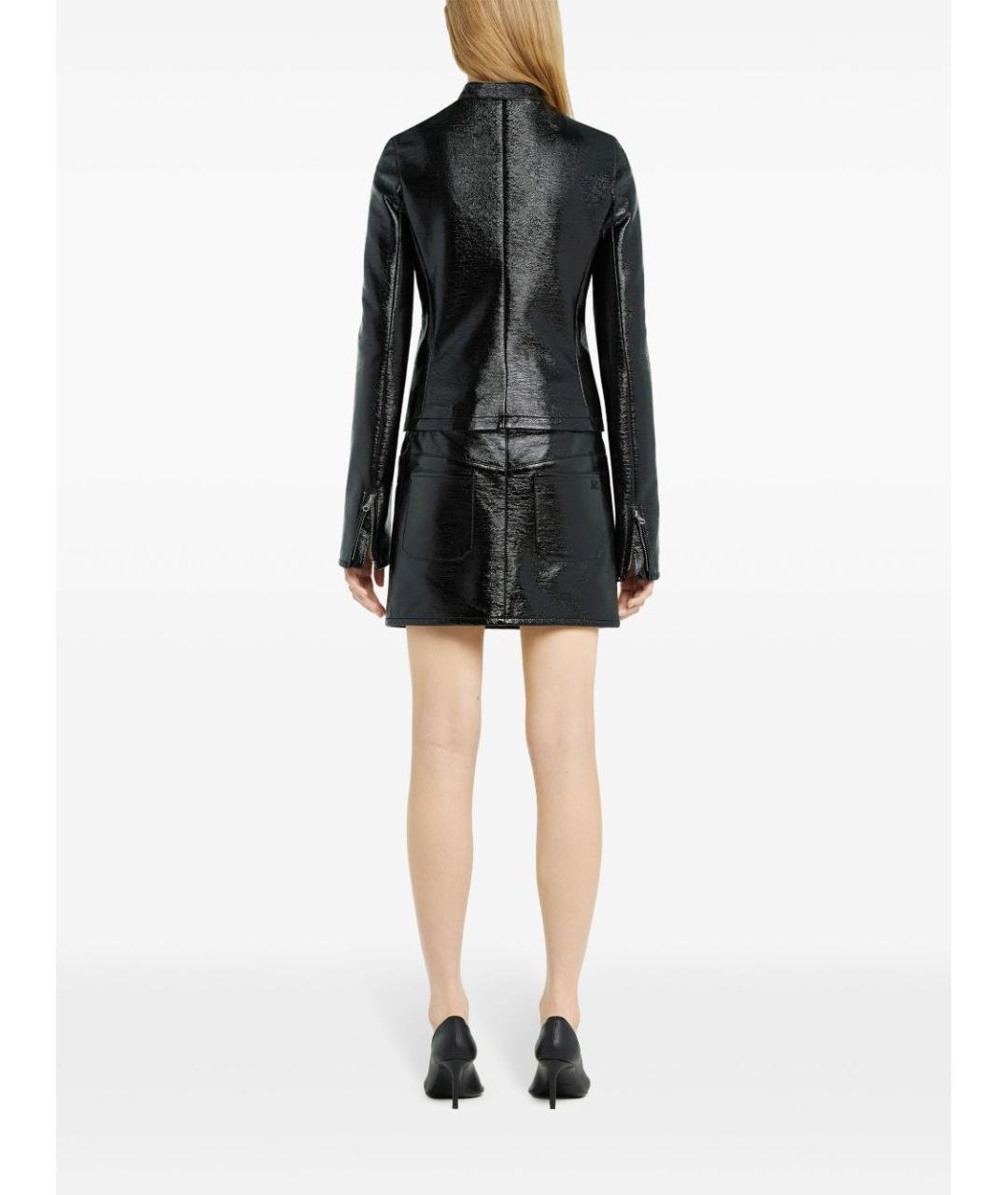 COURREGES Черная куртка, фото 2