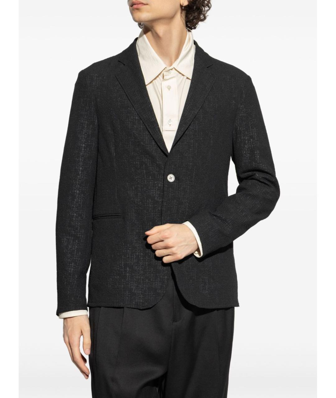 EMPORIO ARMANI Черный пиджак, фото 3