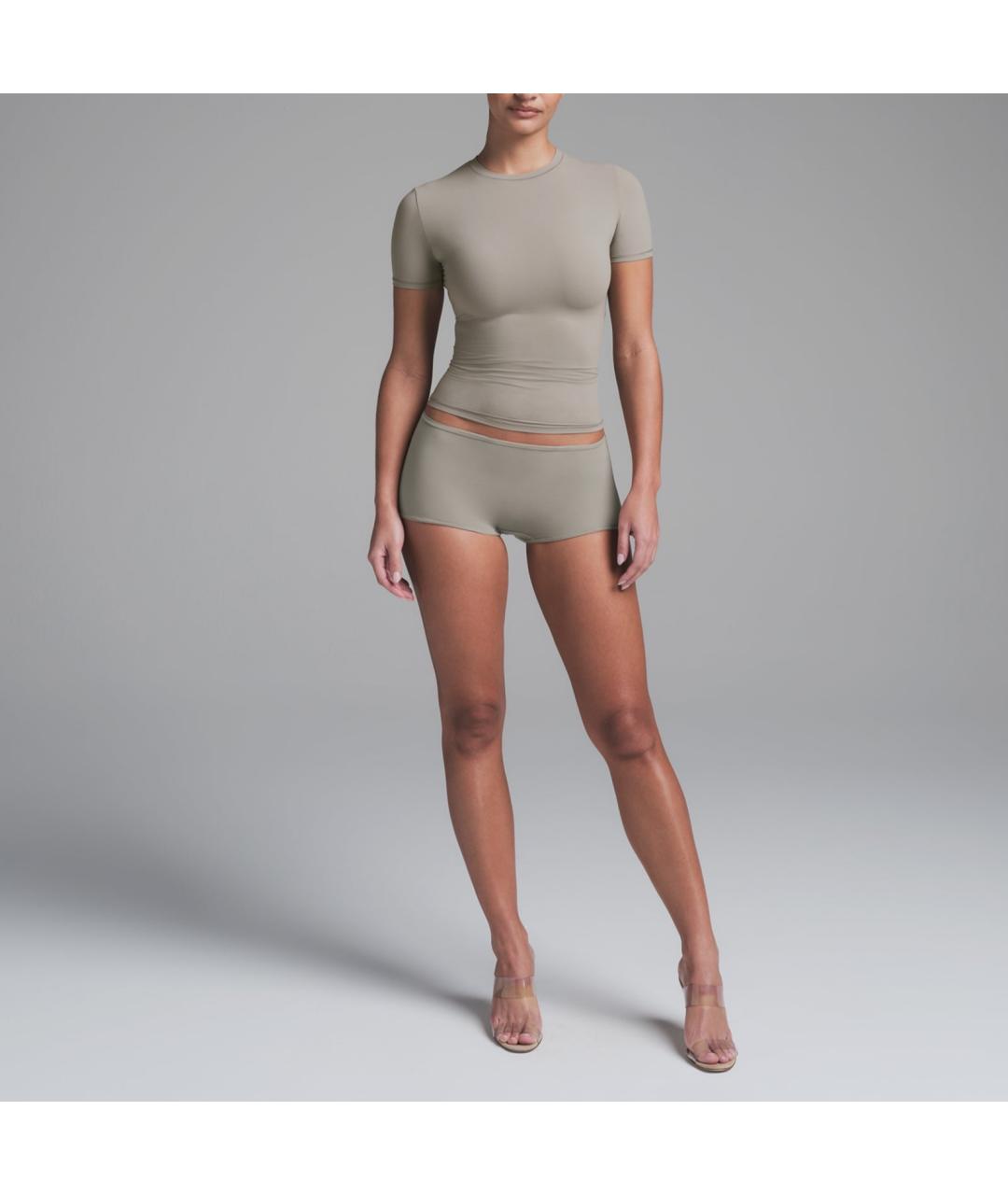 SKIMS Серая футболка, фото 3