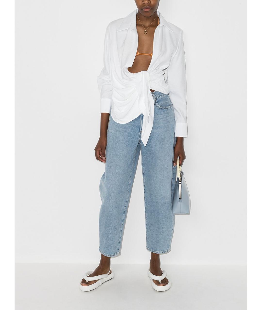 JACQUEMUS Белая рубашка, фото 4