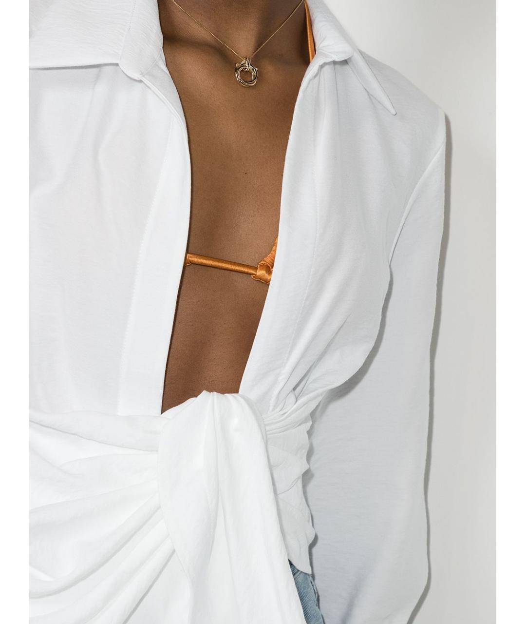 JACQUEMUS Белая рубашка, фото 5