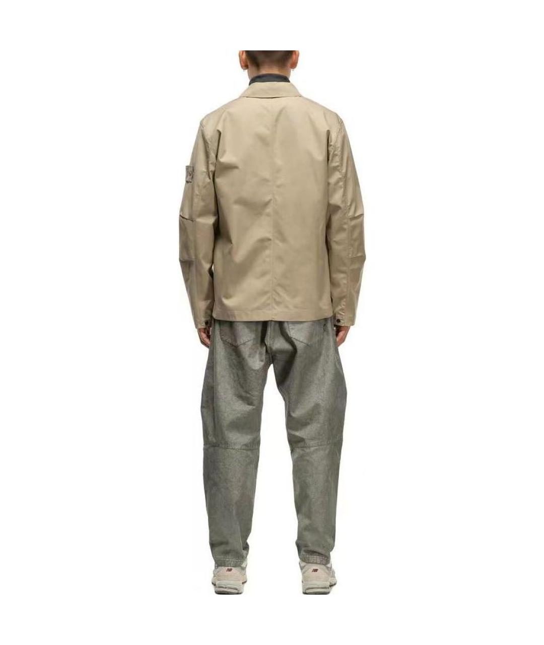 STONE ISLAND Бежевая куртка, фото 4