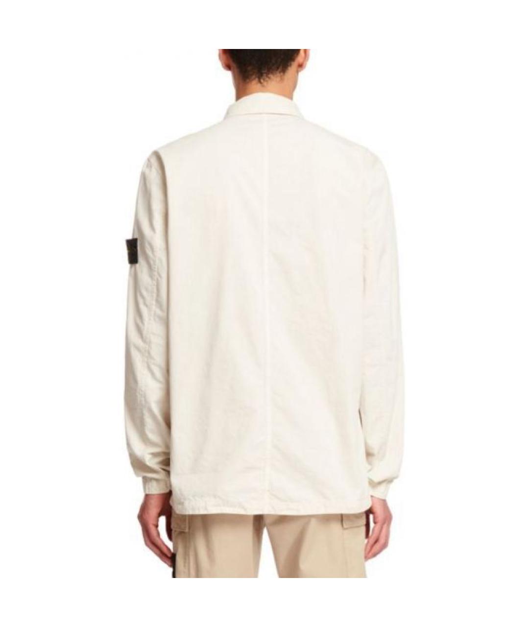 STONE ISLAND Белая куртка, фото 5