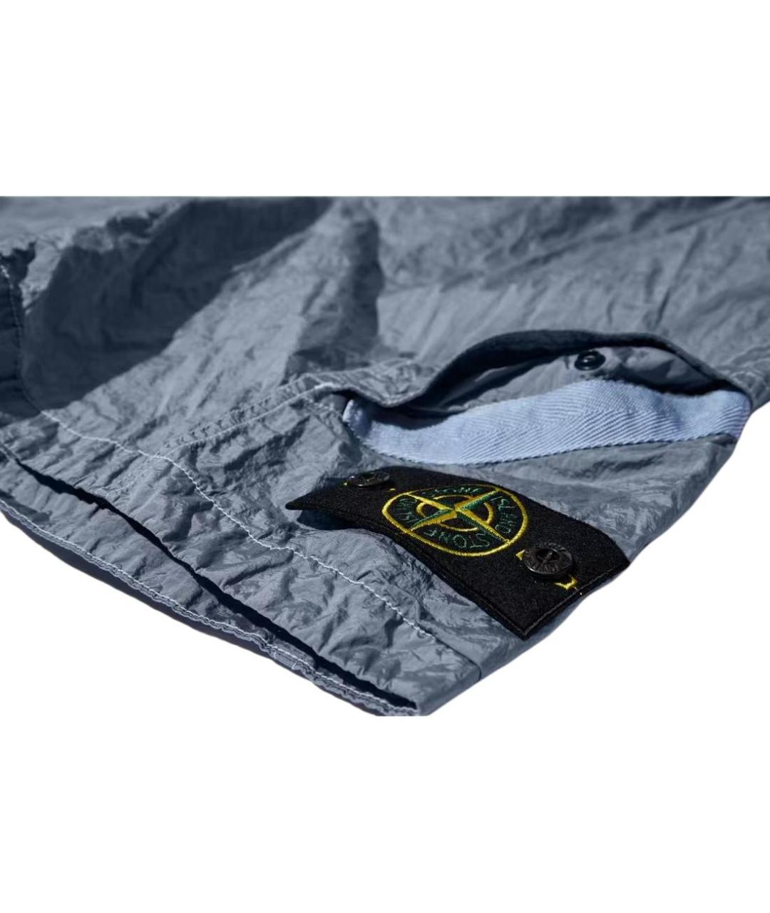 STONE ISLAND Голубые шорты, фото 3