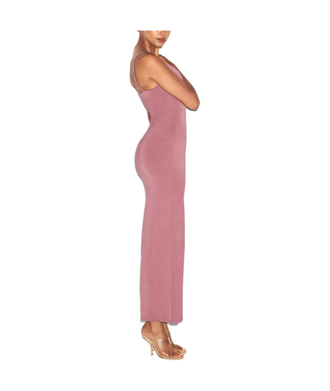 SKIMS Розовое вечернее платье, фото 3