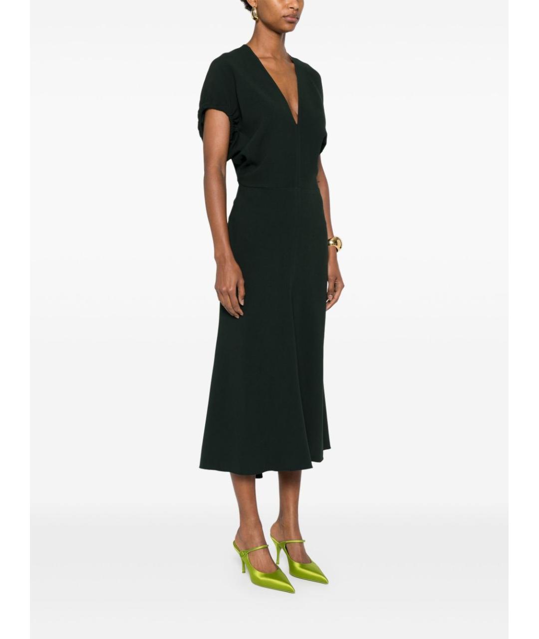 VICTORIA BECKHAM Зеленые платье, фото 4
