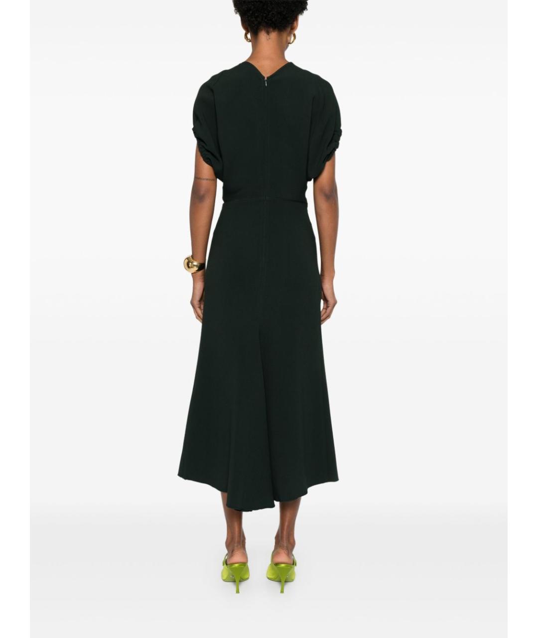 VICTORIA BECKHAM Зеленые платье, фото 2