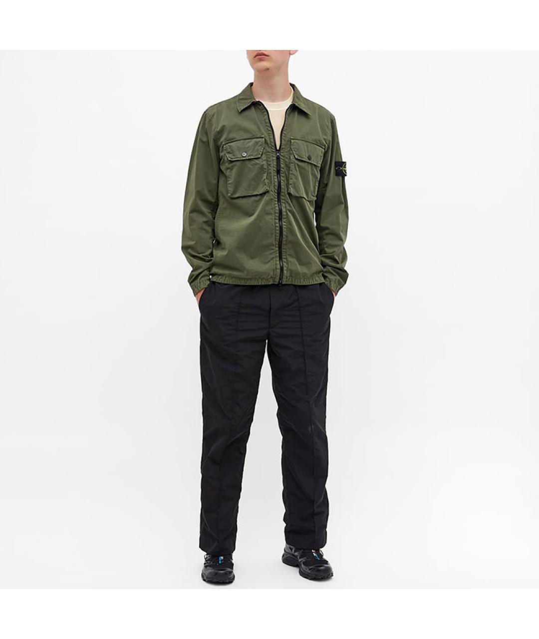 STONE ISLAND Зеленая куртка, фото 2