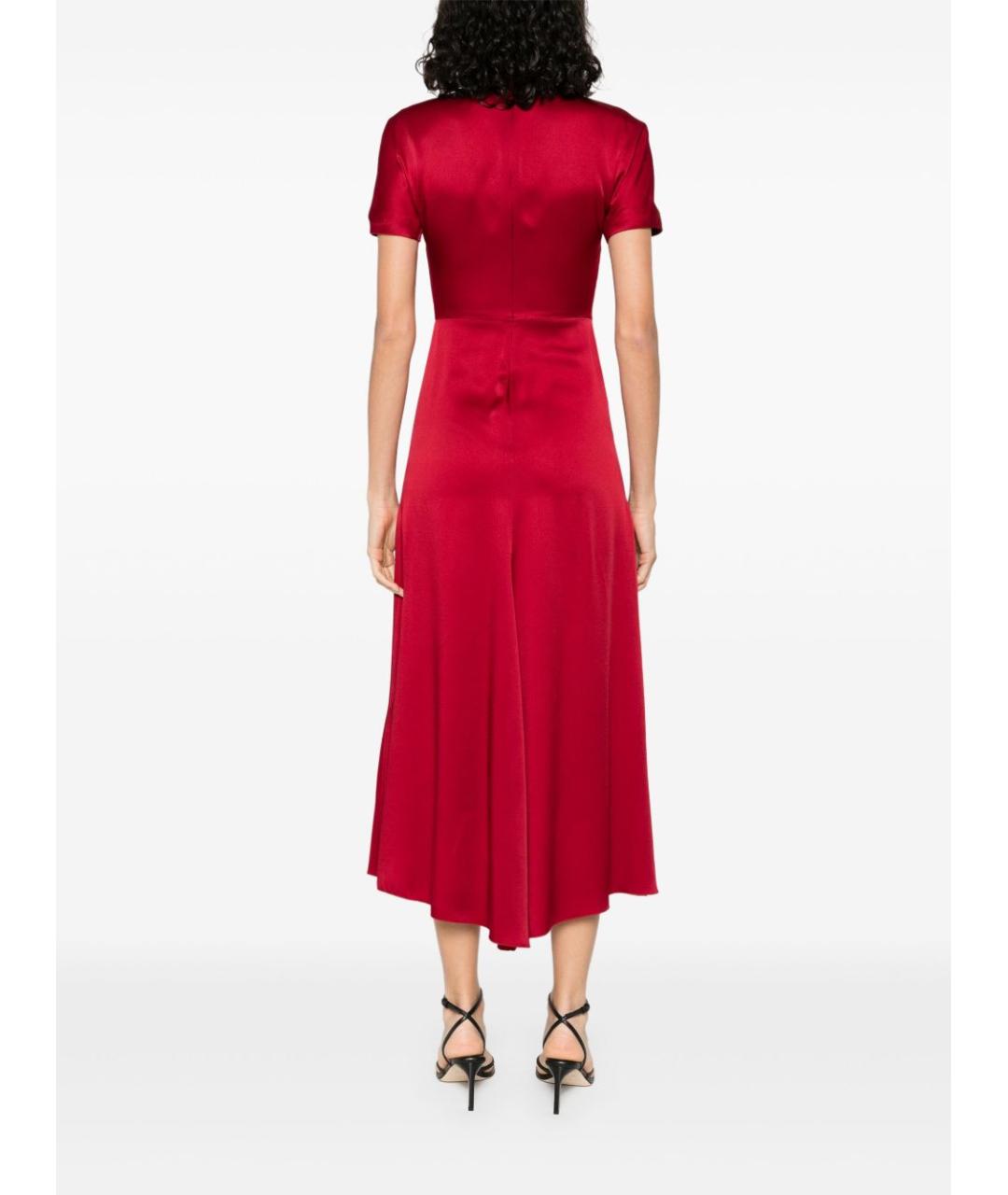 VICTORIA BECKHAM Красное платье, фото 5