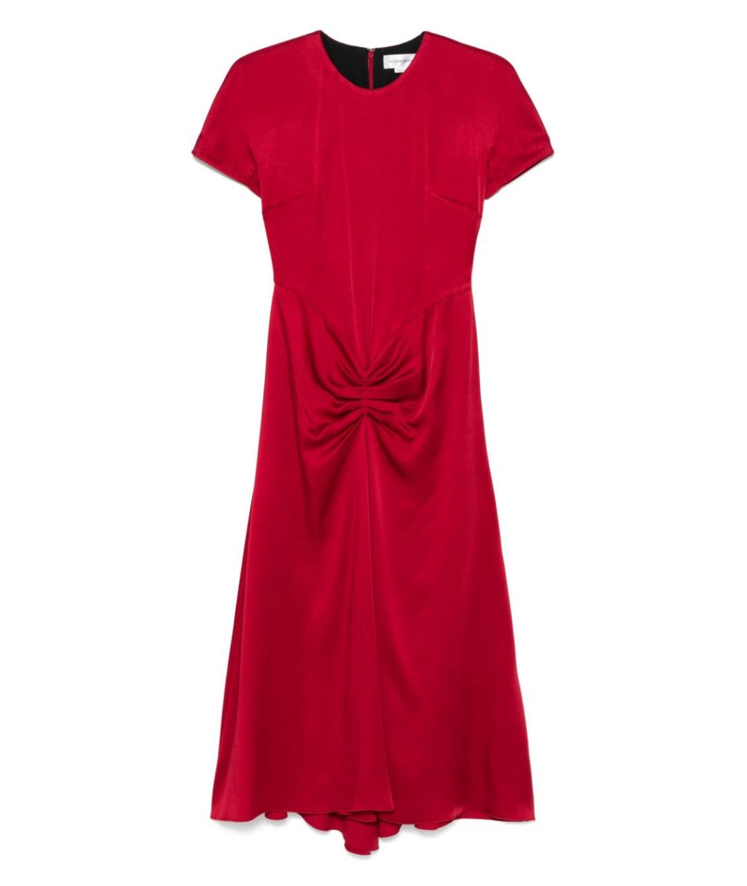 VICTORIA BECKHAM Красное платье, фото 1