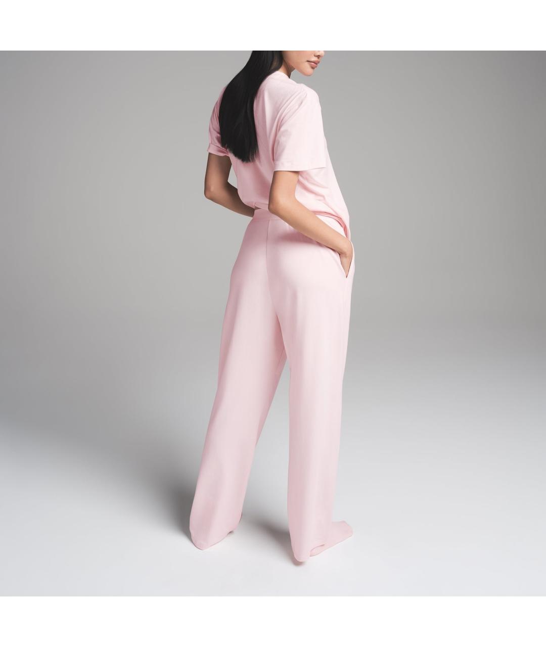 SKIMS Розовые прямые брюки, фото 3