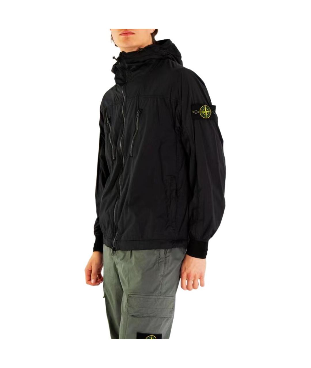 STONE ISLAND Черная куртка, фото 4