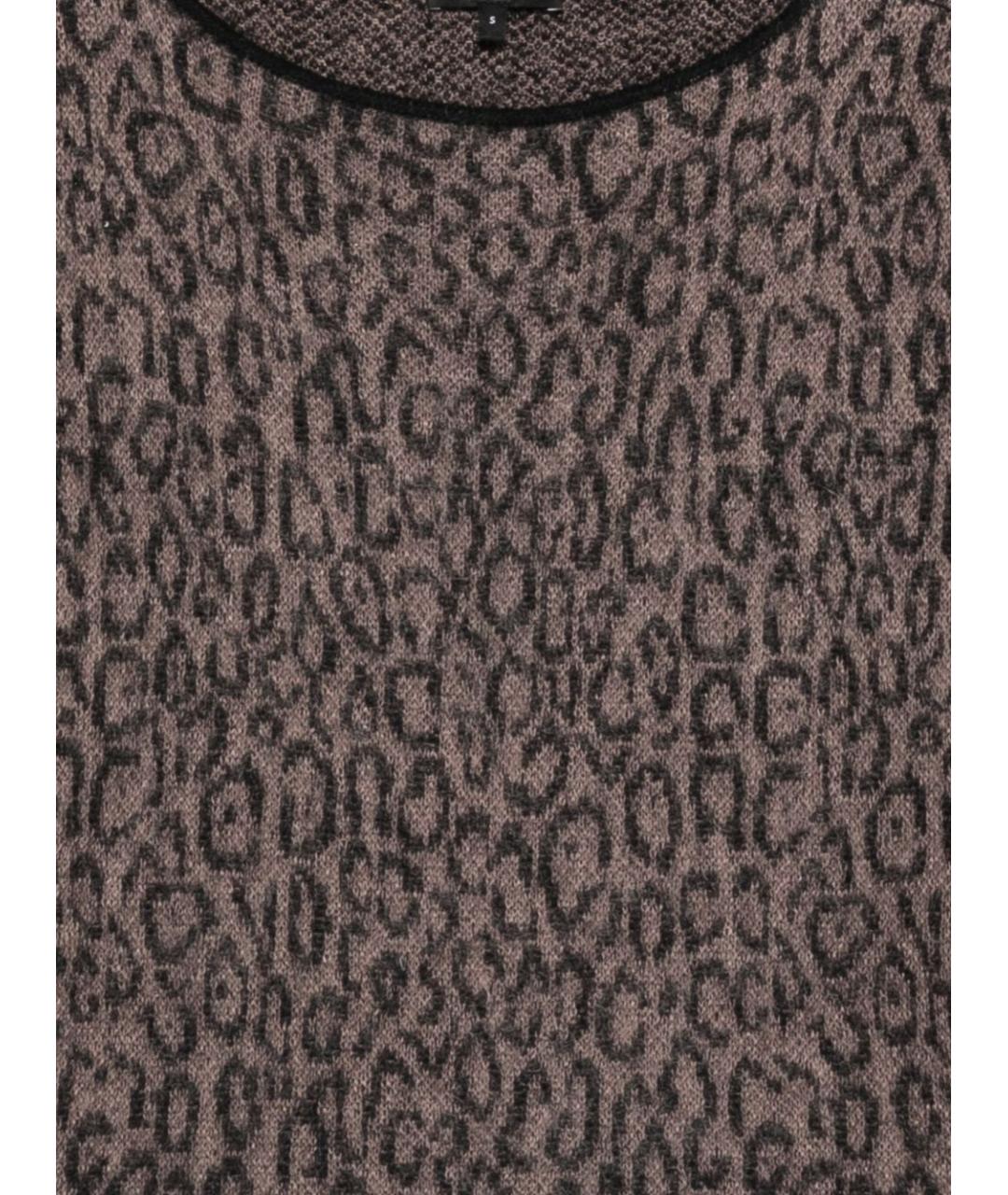 EMPORIO ARMANI Коричневый джемпер / свитер, фото 2