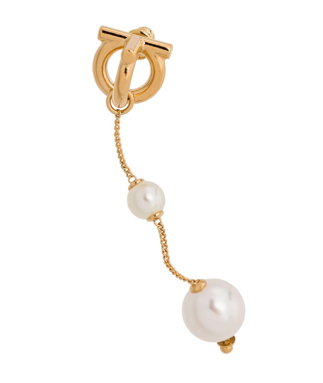 FERRAGAMO Золотые серьги, фото 4