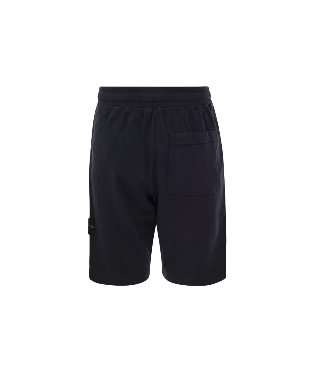 STONE ISLAND Темно-синие шорты, фото 2