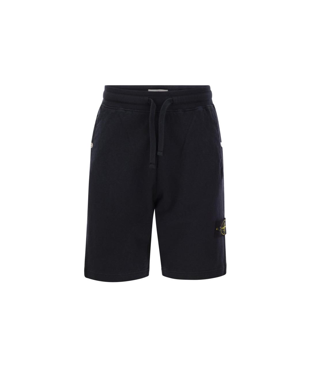 STONE ISLAND Темно-синие шорты, фото 1