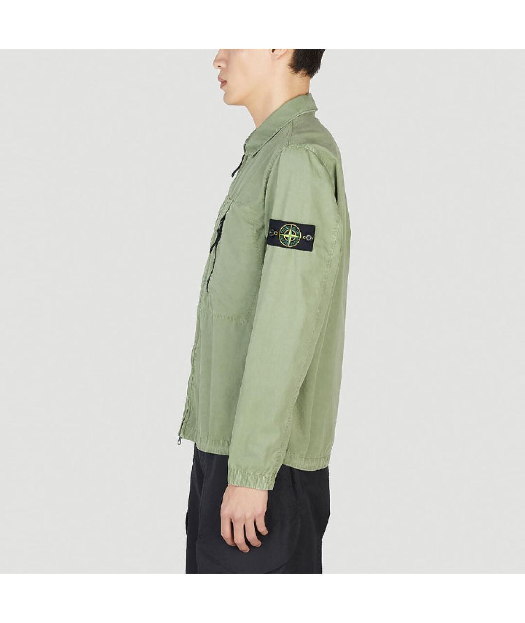 STONE ISLAND Зеленая куртка, фото 5