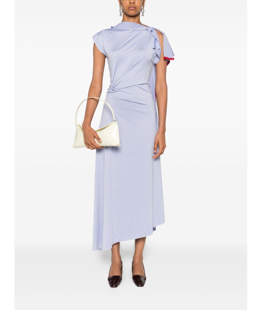 VICTORIA BECKHAM Фиолетовое коктейльное платье, фото 3