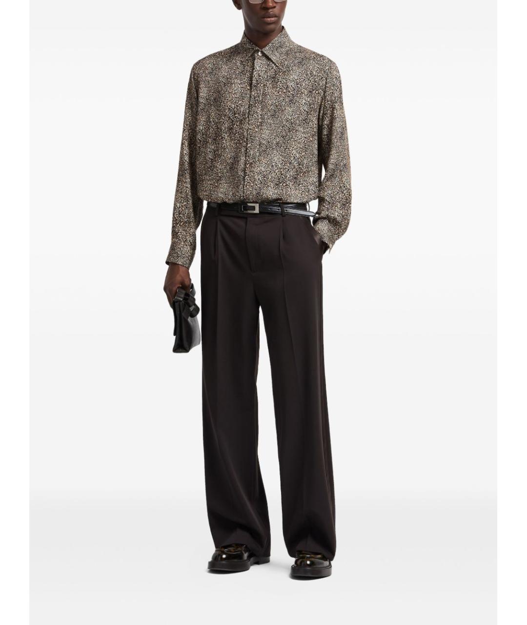 EMPORIO ARMANI Бежевая кэжуал рубашка, фото 4