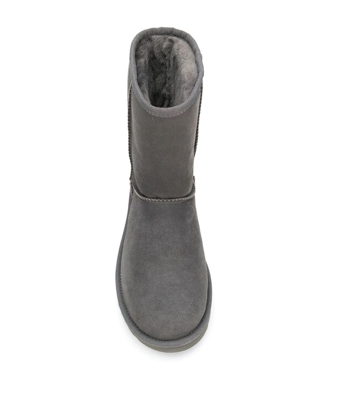 UGG AUSTRALIA Серые нубуковые сапоги, фото 2