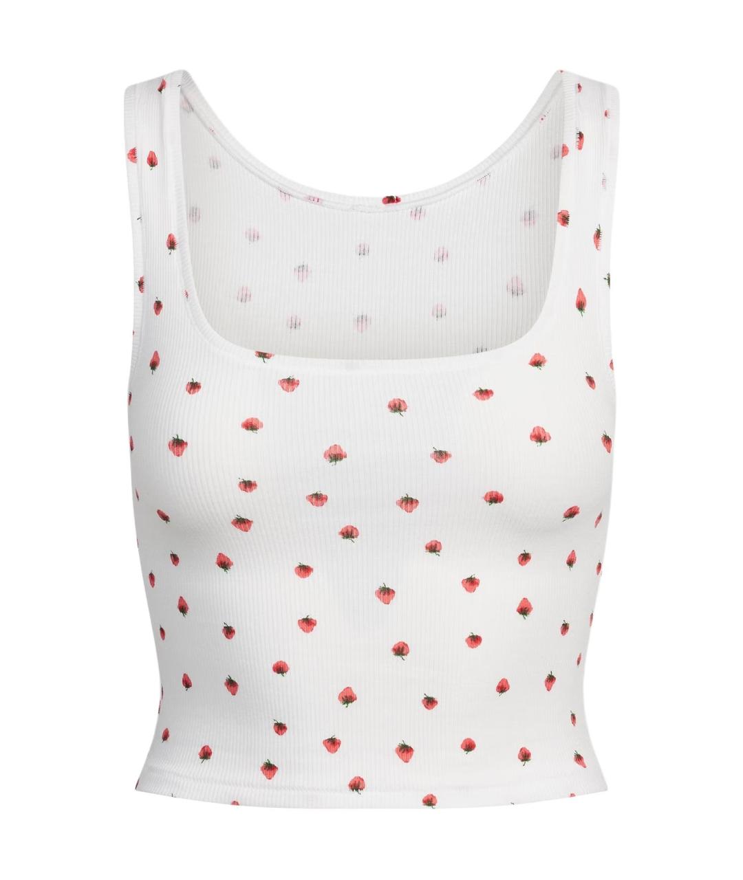 SKIMS Белая майка, фото 1