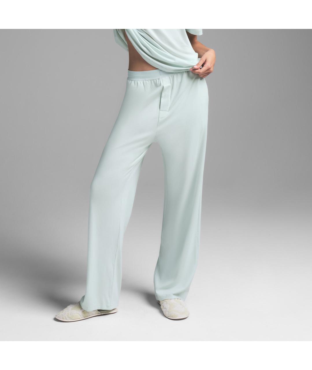 SKIMS Голубые прямые брюки, фото 3