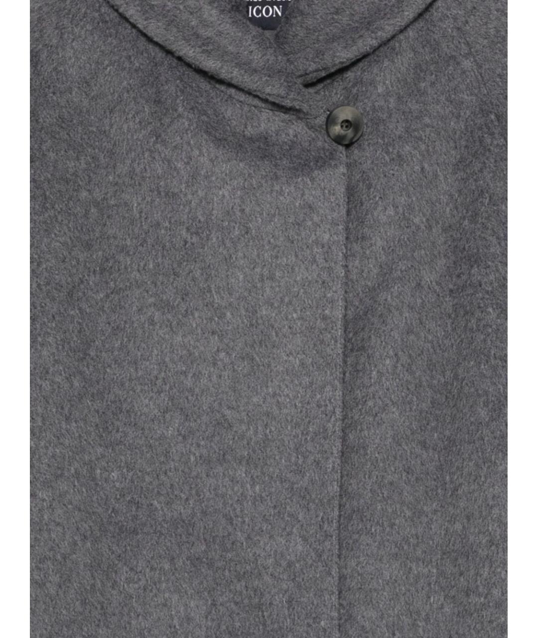 EMPORIO ARMANI Серое пальто, фото 3