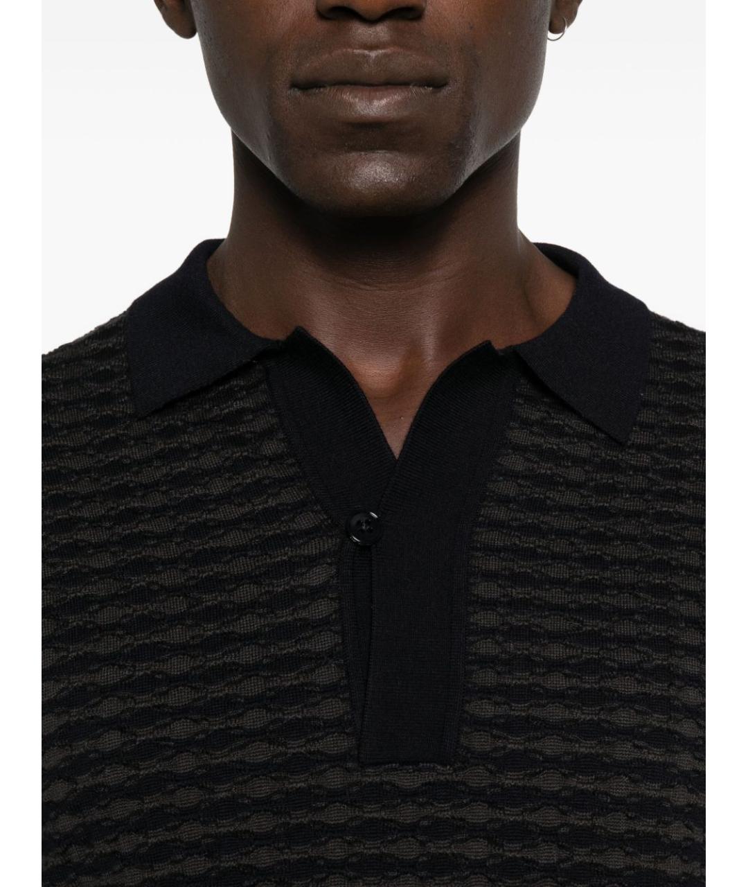 EMPORIO ARMANI Синий джемпер / свитер, фото 3