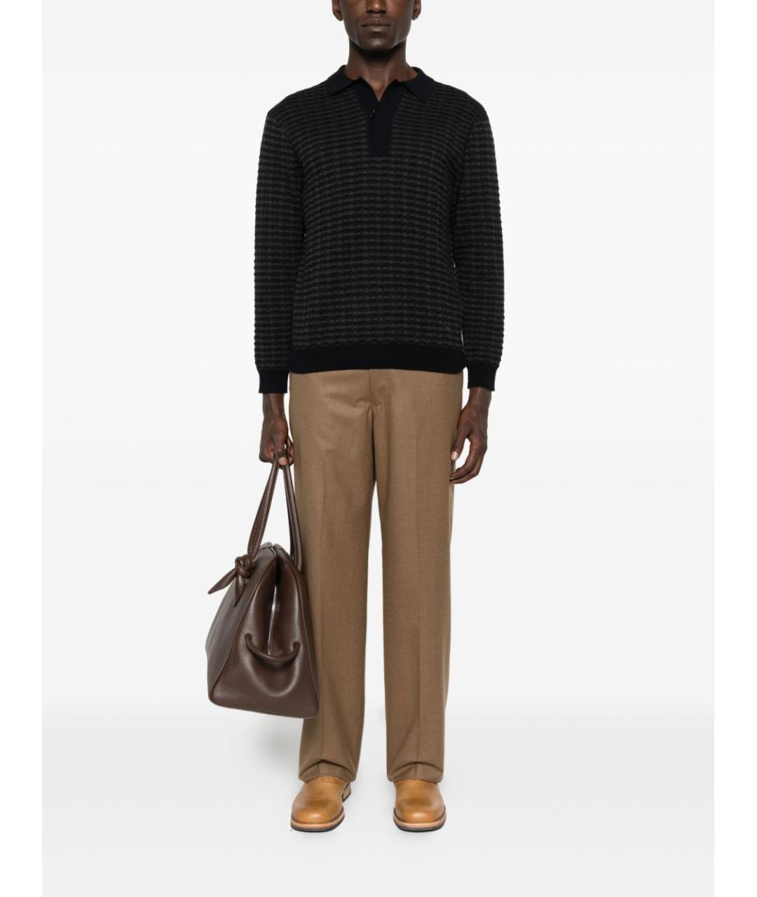 EMPORIO ARMANI Синий джемпер / свитер, фото 2