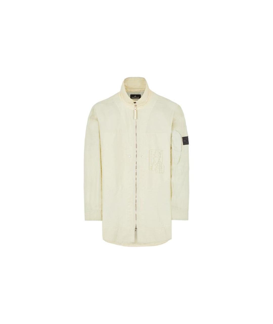 STONE ISLAND Бежевая хлопковая куртка, фото 1