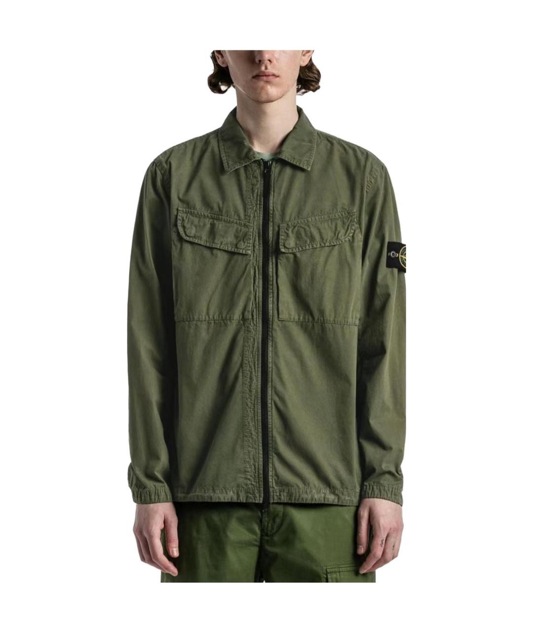 STONE ISLAND Зеленая куртка, фото 3