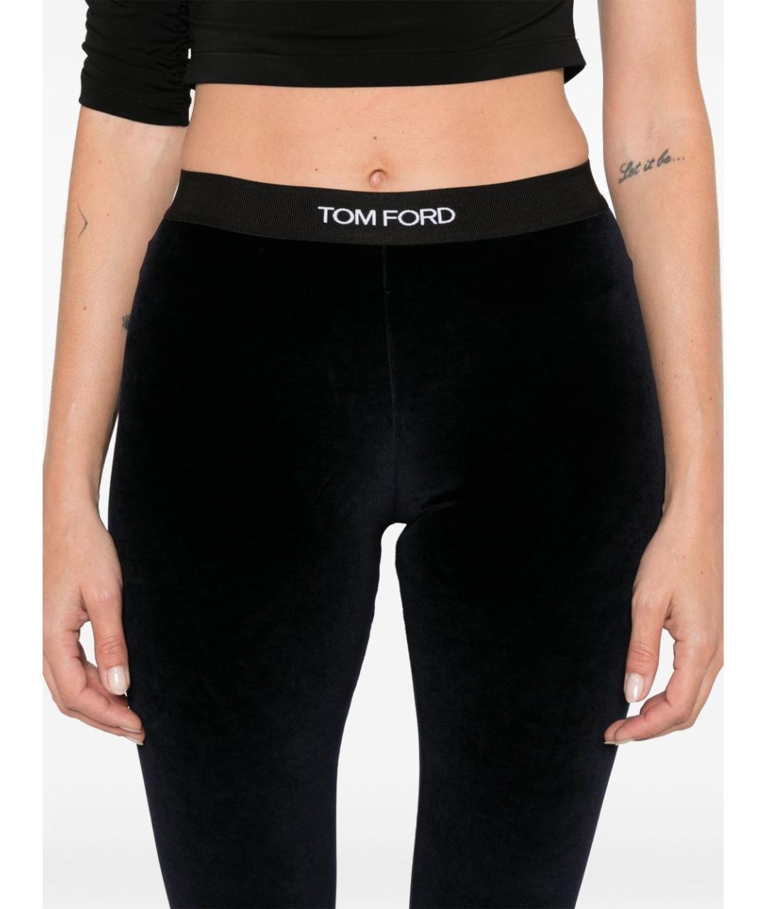 TOM FORD Синие леггинсы и велосипедки, фото 2