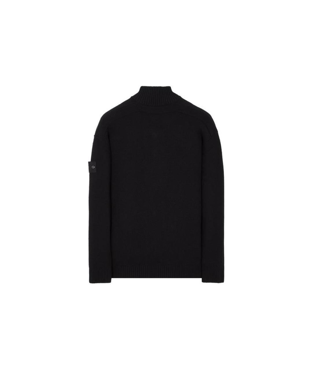STONE ISLAND Черный джемпер / свитер, фото 2
