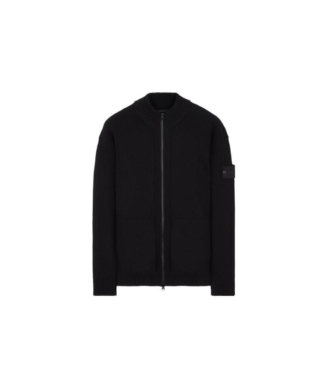 STONE ISLAND Черный джемпер / свитер, фото 1
