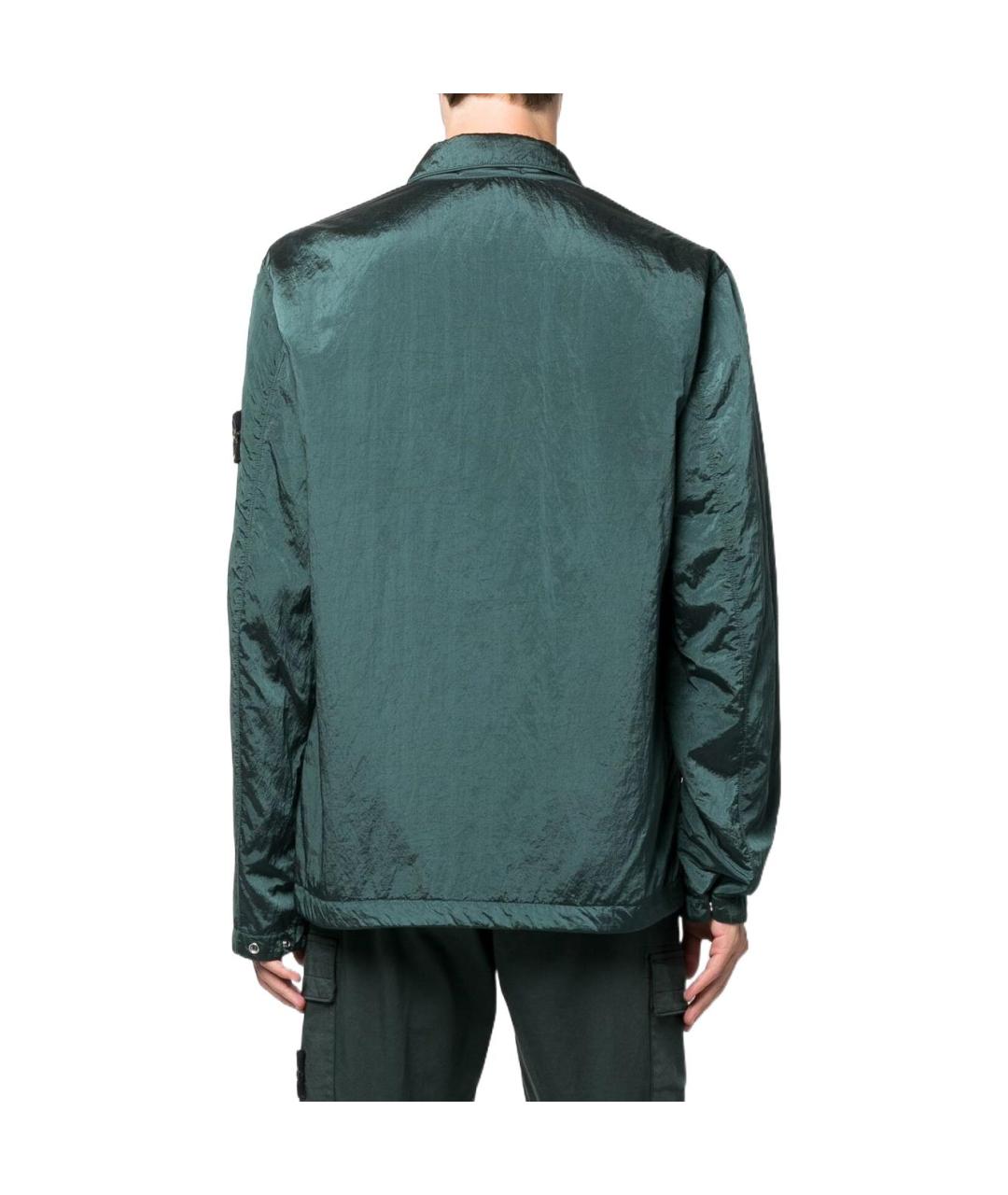 STONE ISLAND Зеленая куртка, фото 3