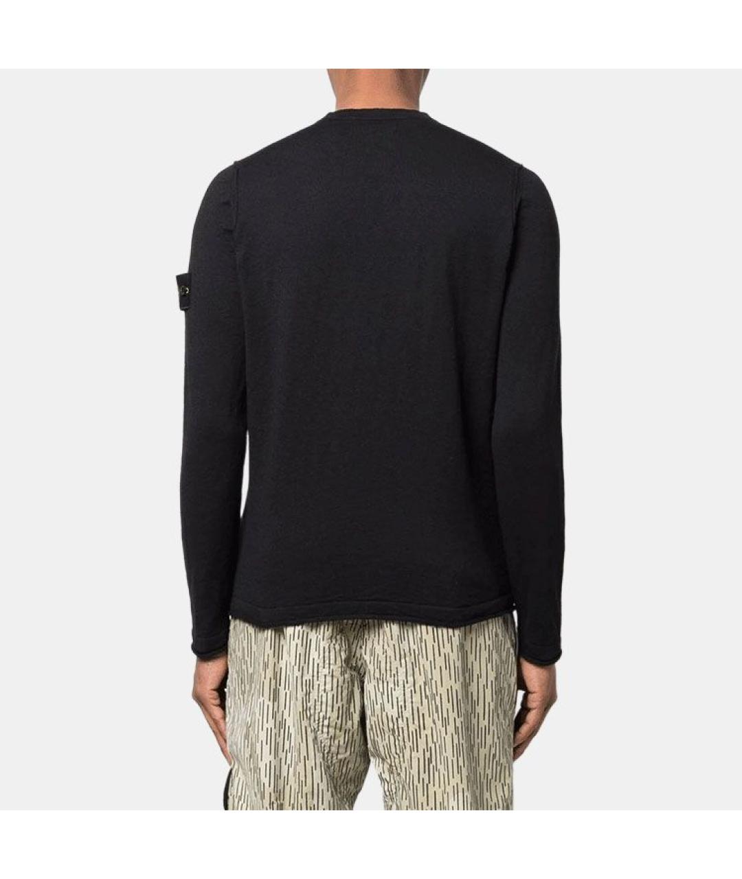 STONE ISLAND Черный джемпер / свитер, фото 7