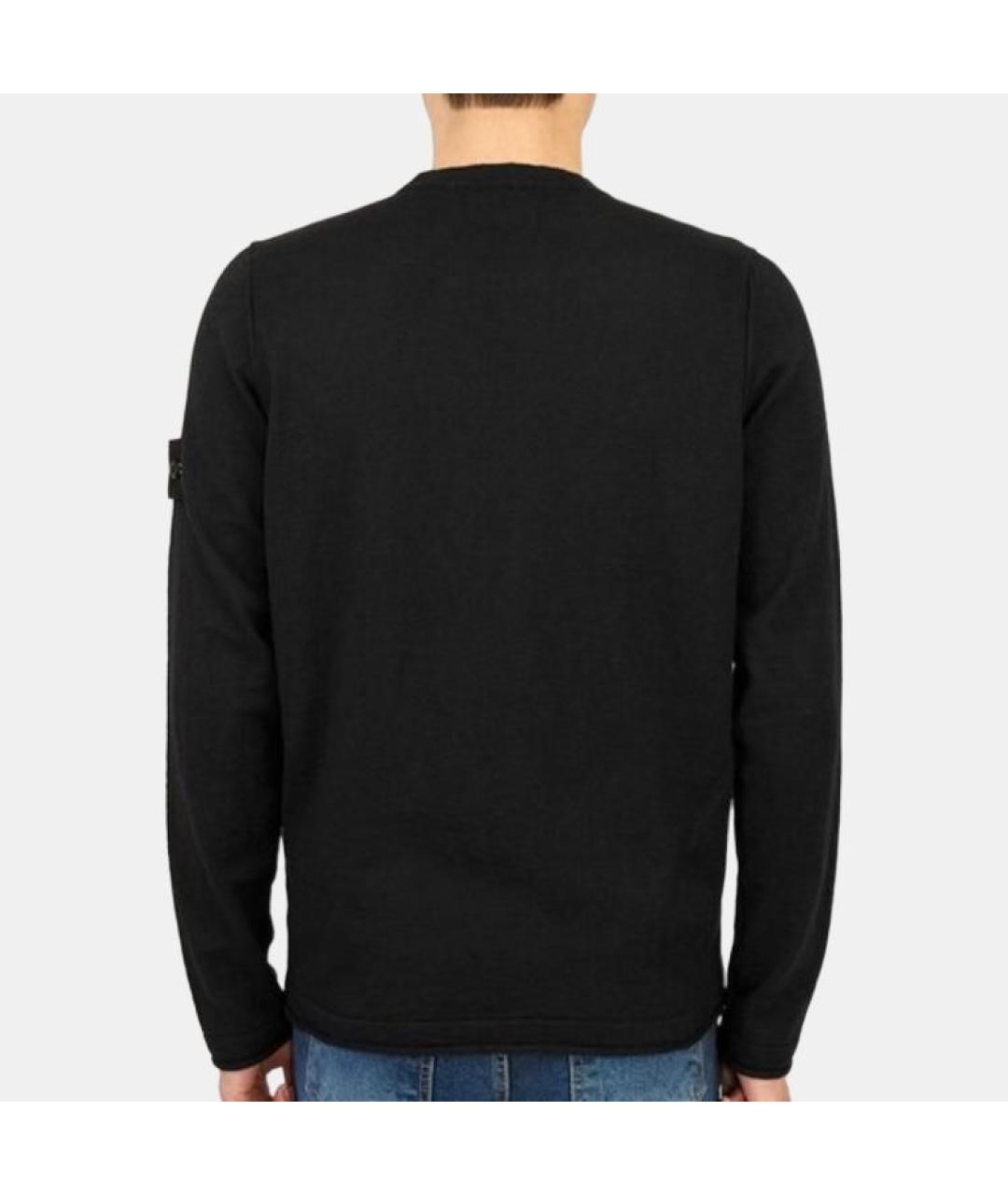 STONE ISLAND Черный джемпер / свитер, фото 5
