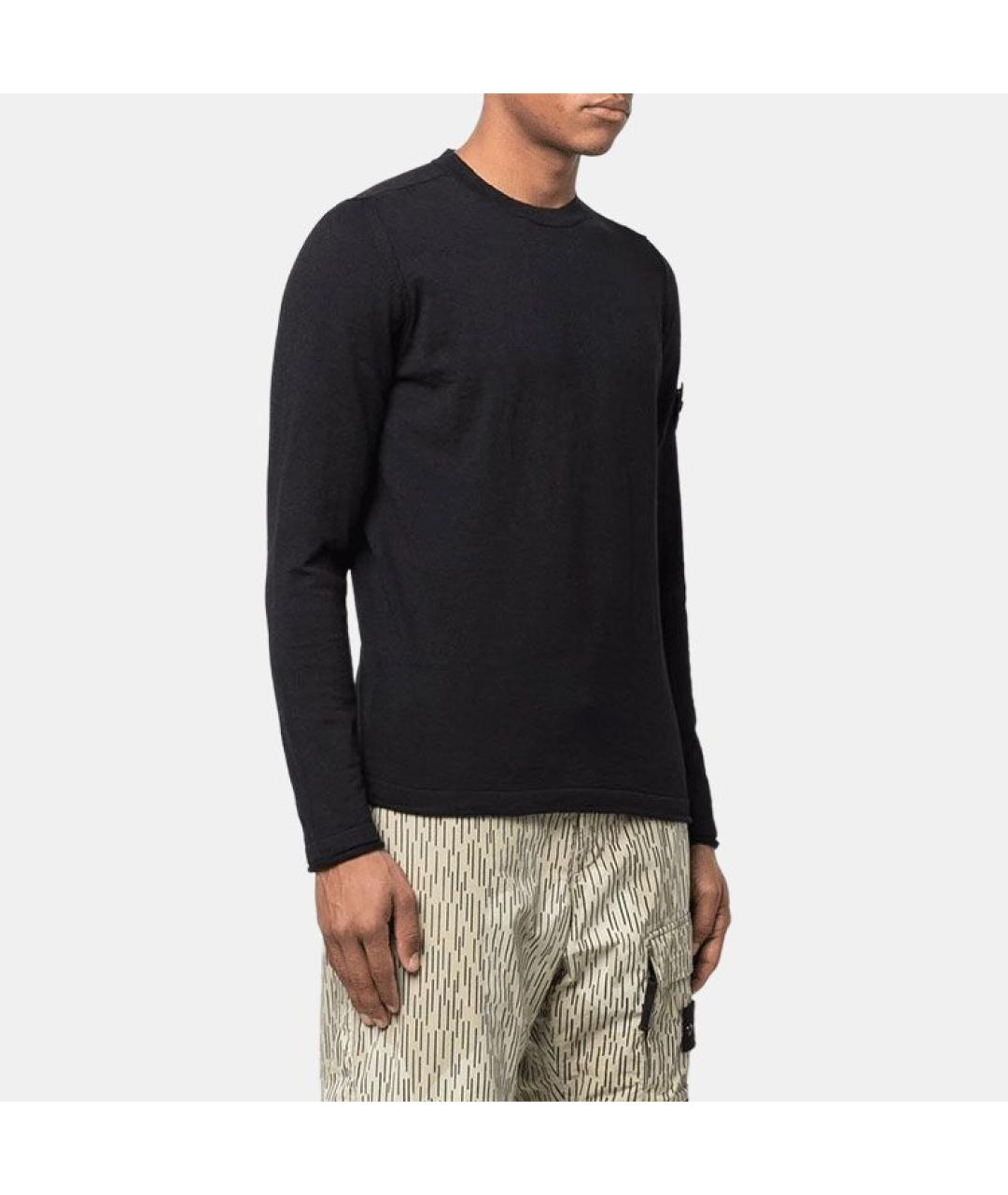 STONE ISLAND Черный джемпер / свитер, фото 6