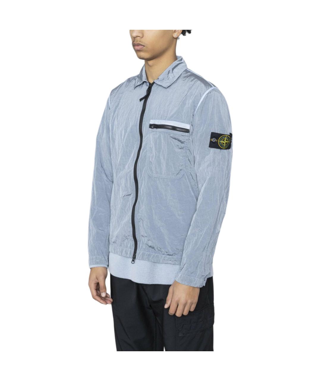 STONE ISLAND Голубая куртка, фото 2