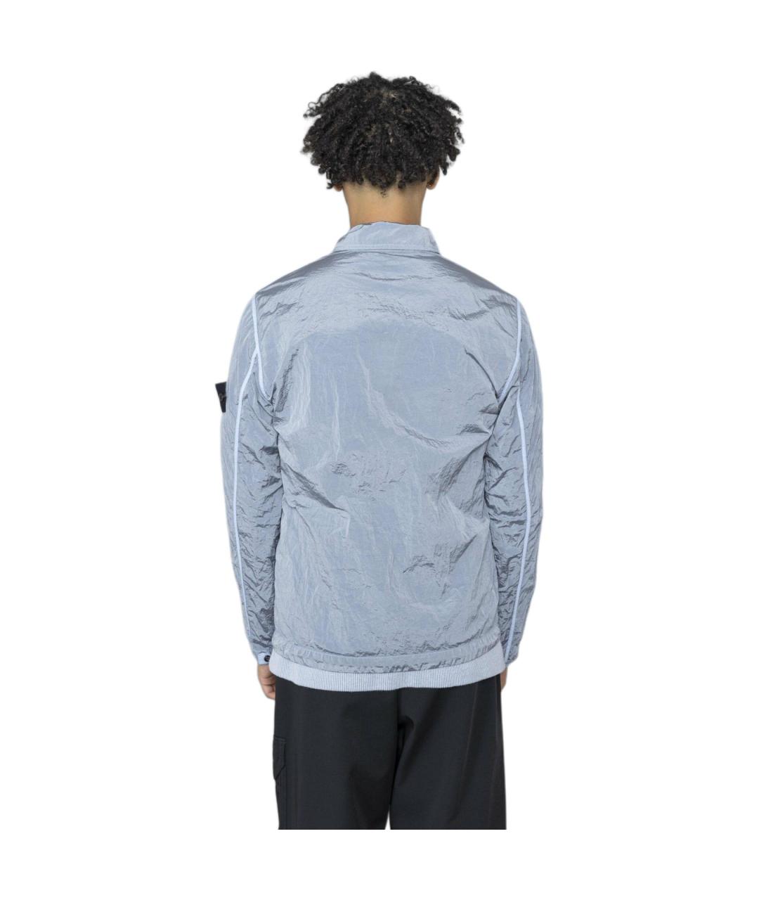 STONE ISLAND Голубая куртка, фото 4