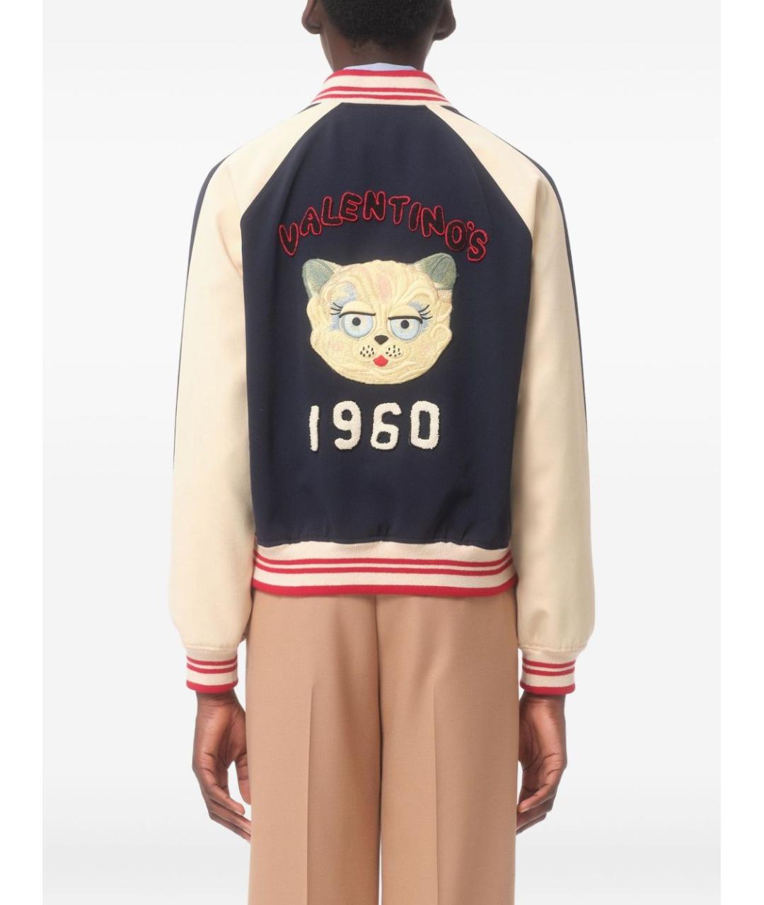 VALENTINO Синяя шерстяная куртка, фото 6