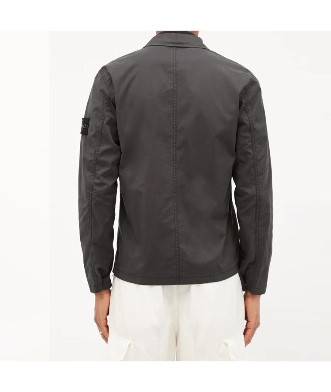 STONE ISLAND Серая куртка, фото 4