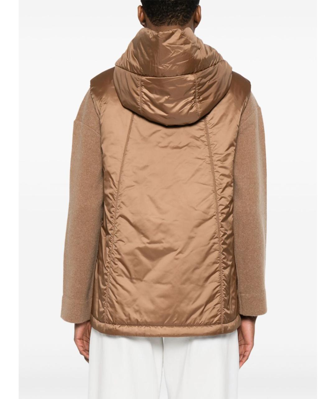 MAX MARA Коричневый жилет, фото 3
