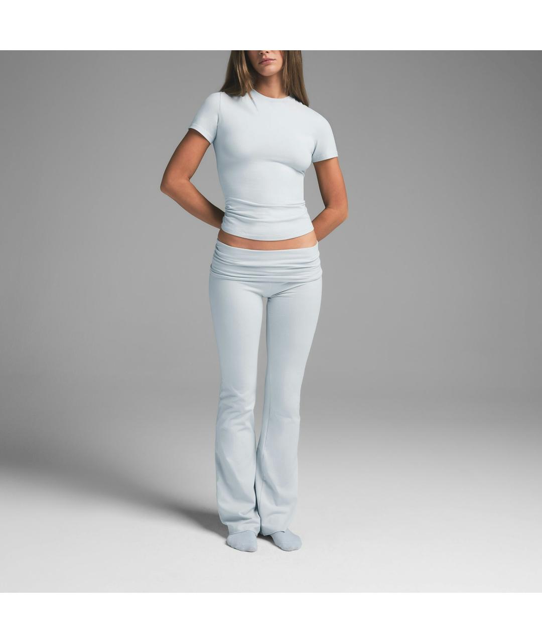 SKIMS Голубая футболка, фото 3