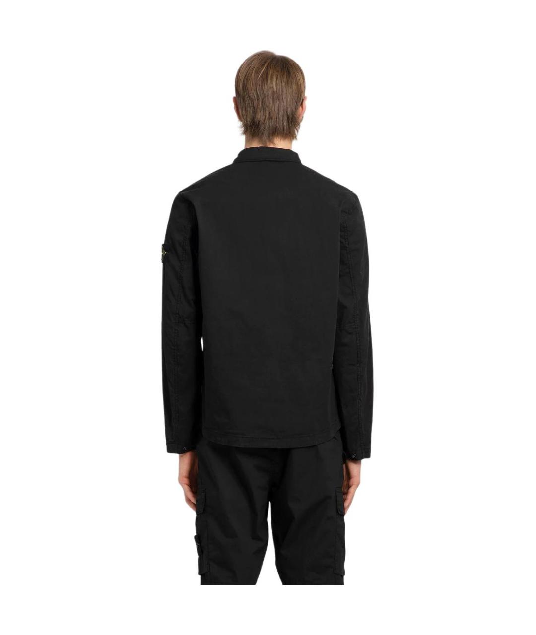 STONE ISLAND Черная куртка, фото 5