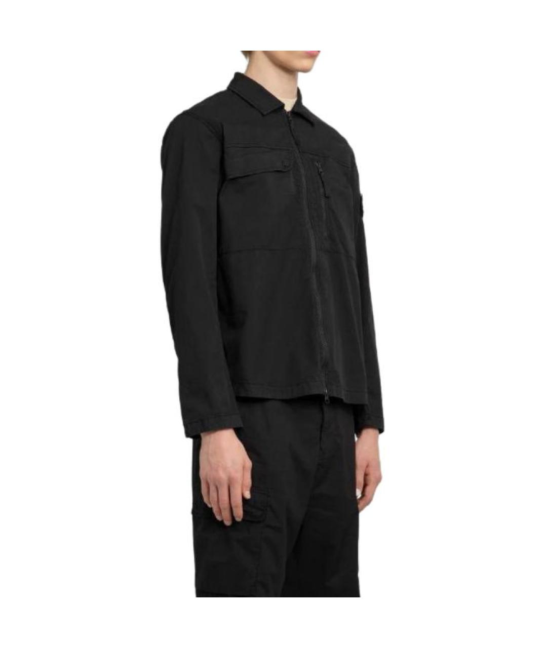 STONE ISLAND Черная куртка, фото 4