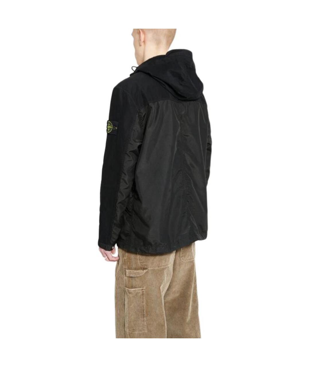 STONE ISLAND Черная куртка, фото 4