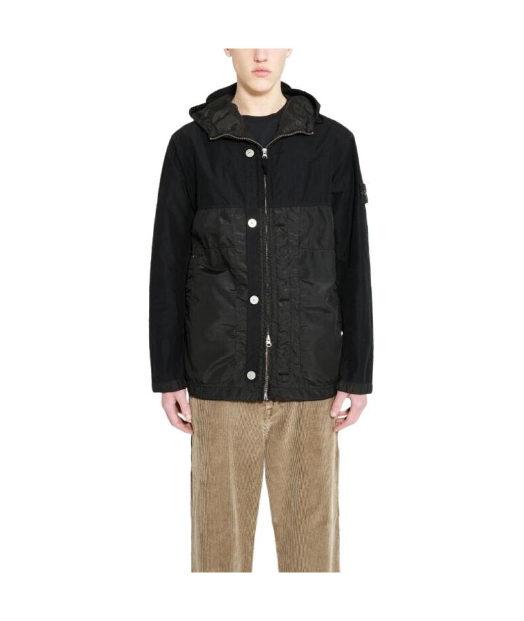 STONE ISLAND Черная куртка, фото 2