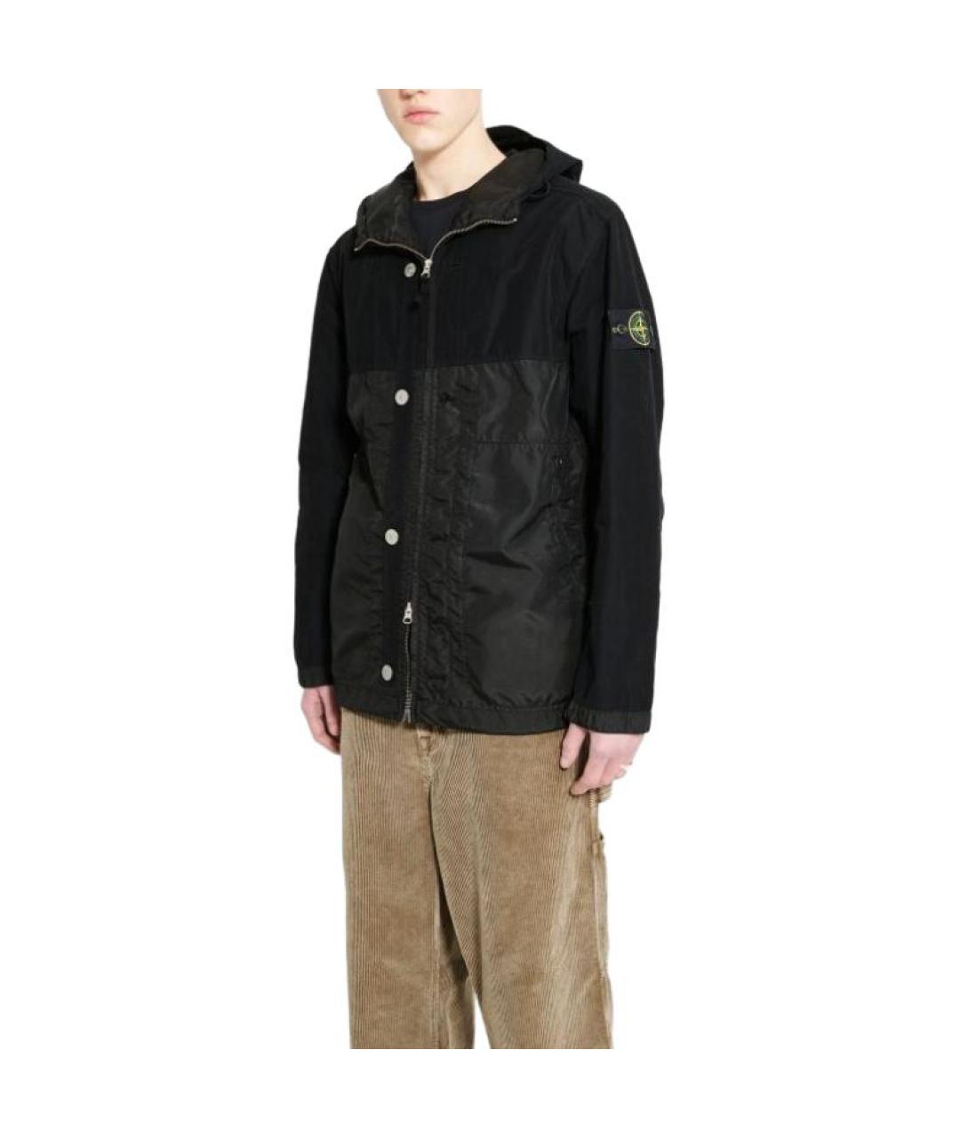 STONE ISLAND Черная куртка, фото 3